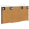Zestaw Szafek Łazienkowych z półką 3 pcs 120 x 10,5 x 60,5 cm