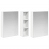 Zestaw Szafek Łazienkowych z półką 3 pcs 120 x 14,5 x 70 cm