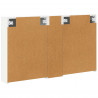 Zestaw Szafek Łazienkowych z półką 3 pcs 120 x 14,5 x 70 cm