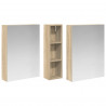 Zestaw Szafek Łazienkowych z półką 3 pcs 120 x 14,5 x 70 cm