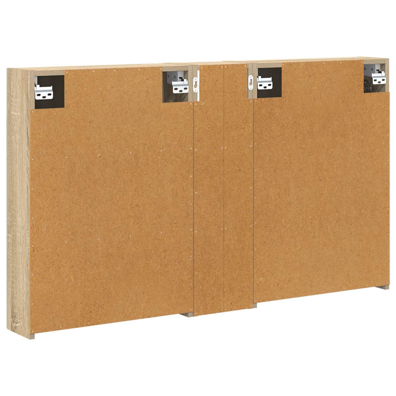 Zestaw Szafek Łazienkowych z półką 3 pcs 120 x 14,5 x 70 cm