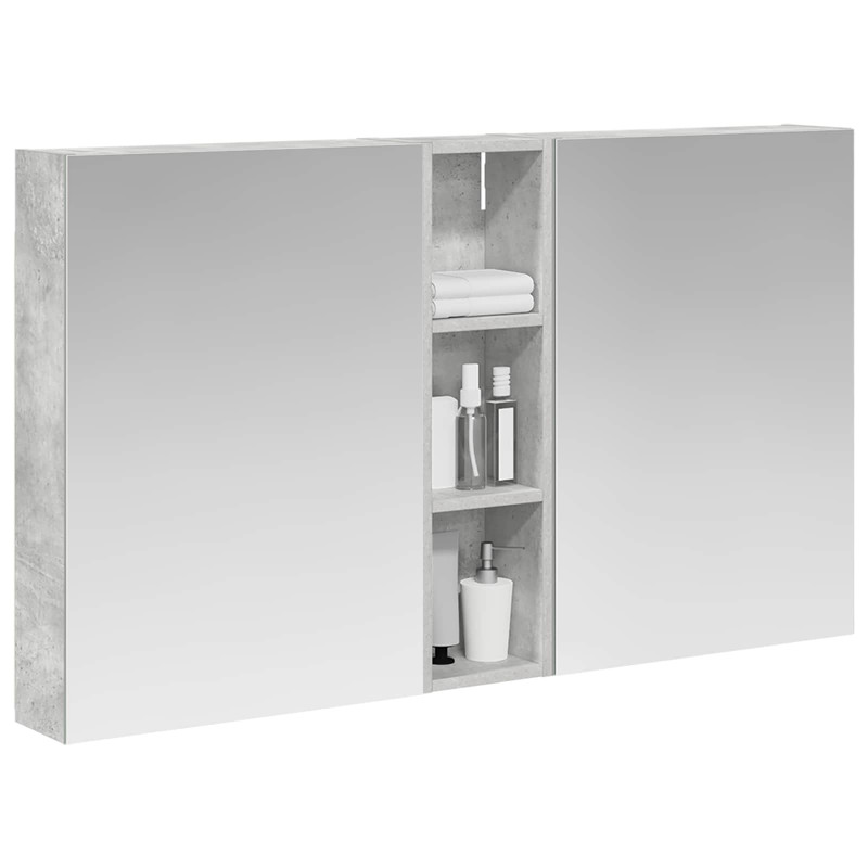 Zestaw Szafek Łazienkowych z półką 3 pcs 120 x 14,5 x 70 cm