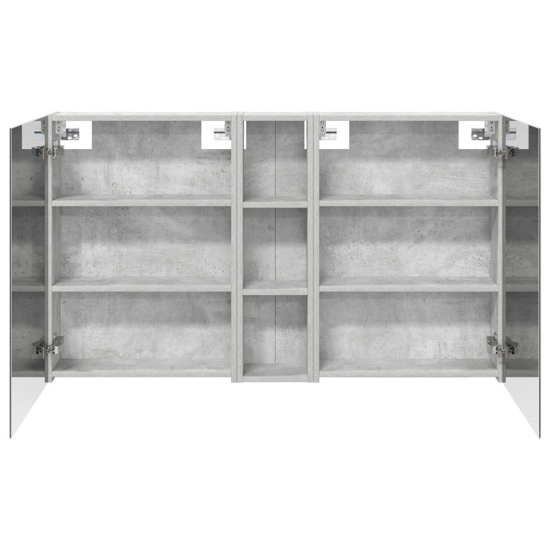 Zestaw Szafek Łazienkowych z półką 3 pcs 120 x 14,5 x 70 cm