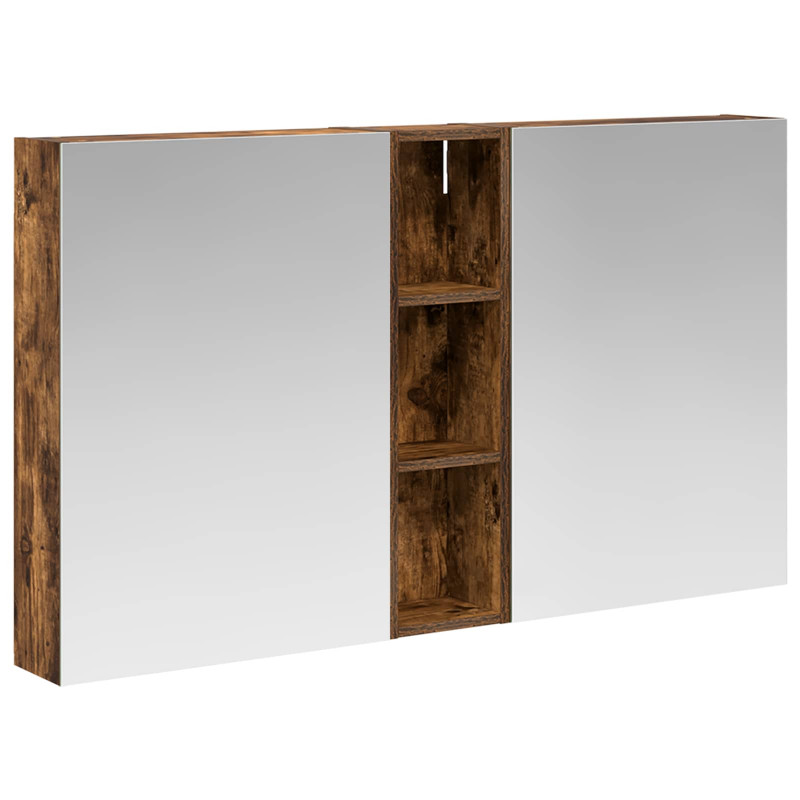 Zestaw Szafek Łazienkowych z półką 3 pcs 120 x 14,5 x 70 cm