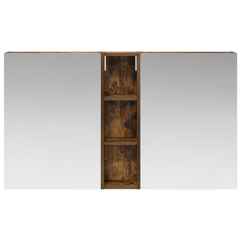 Zestaw Szafek Łazienkowych z półką 3 pcs 120 x 14,5 x 70 cm