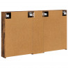 Zestaw Szafek Łazienkowych z półką 3 pcs 120 x 14,5 x 70 cm