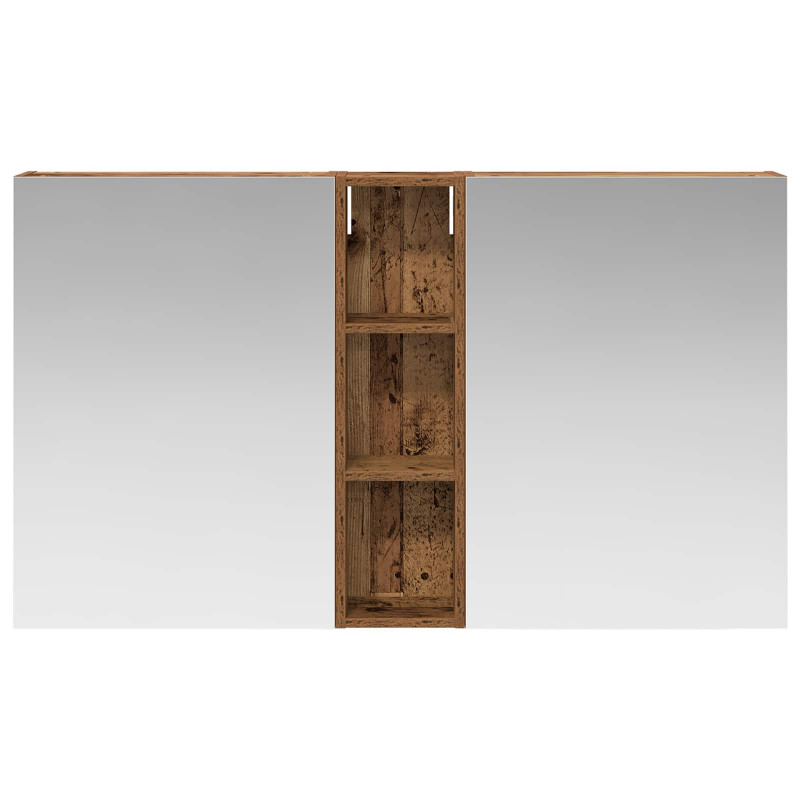 Zestaw Szafek Łazienkowych z półką 3 pcs 120 x 14,5 x 70 cm