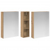 Zestaw Szafek Łazienkowych z półką 3 pcs 120 x 14,5 x 70 cm