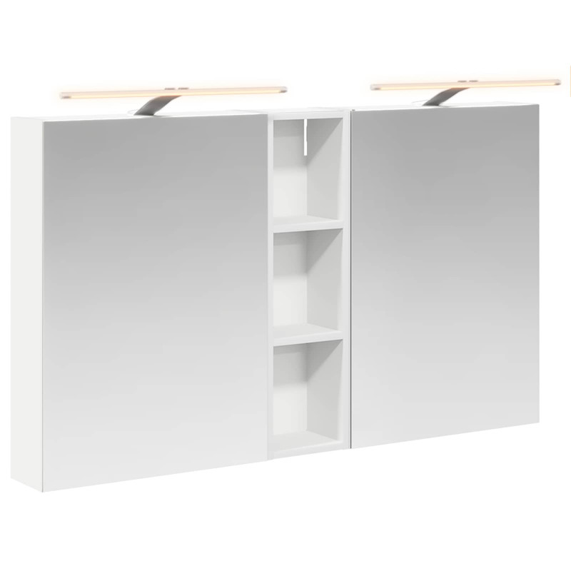 Zestaw Szafek Łazienkowych z półką 3 pcs 120 x 14,5 x 70 cm