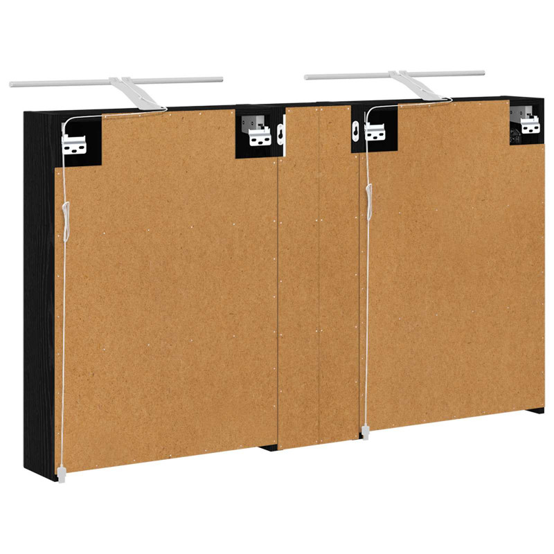 Zestaw Szafek Łazienkowych z półką 3 pcs 120 x 14,5 x 70 cm