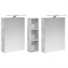 Zestaw Szafek Łazienkowych z półką 3 pcs 120 x 14,5 x 70 cm