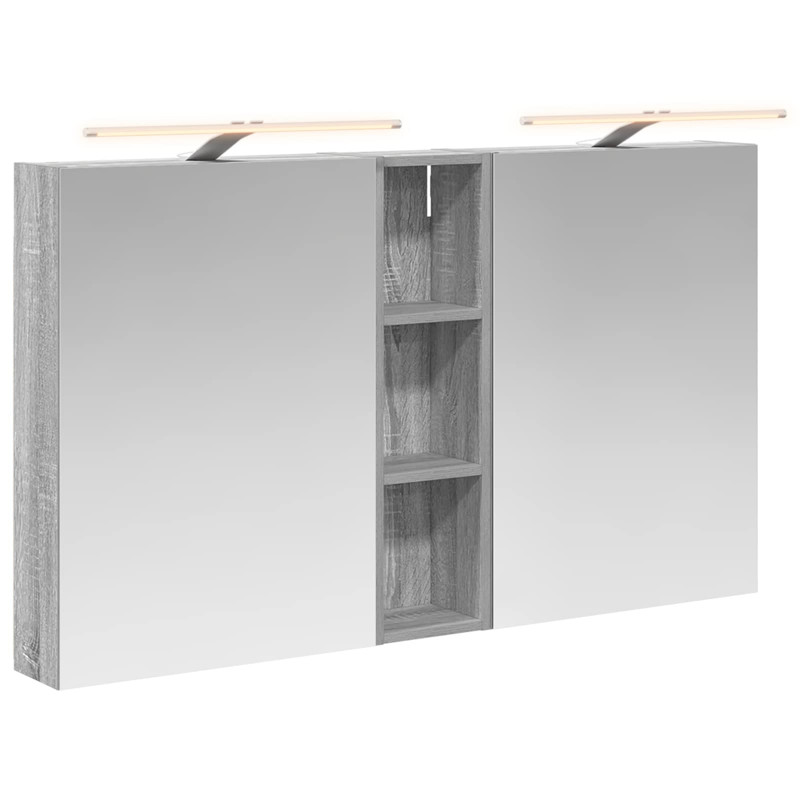 Zestaw Szafek Łazienkowych z półką 3 pcs 120 x 14,5 x 70 cm