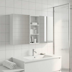 Zestaw Szafek Łazienkowych z półką 3 pcs 130 x 14,5 x 70 cm