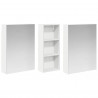 Zestaw Szafek Łazienkowych z półką 3 pcs 130 x 14,5 x 70 cm