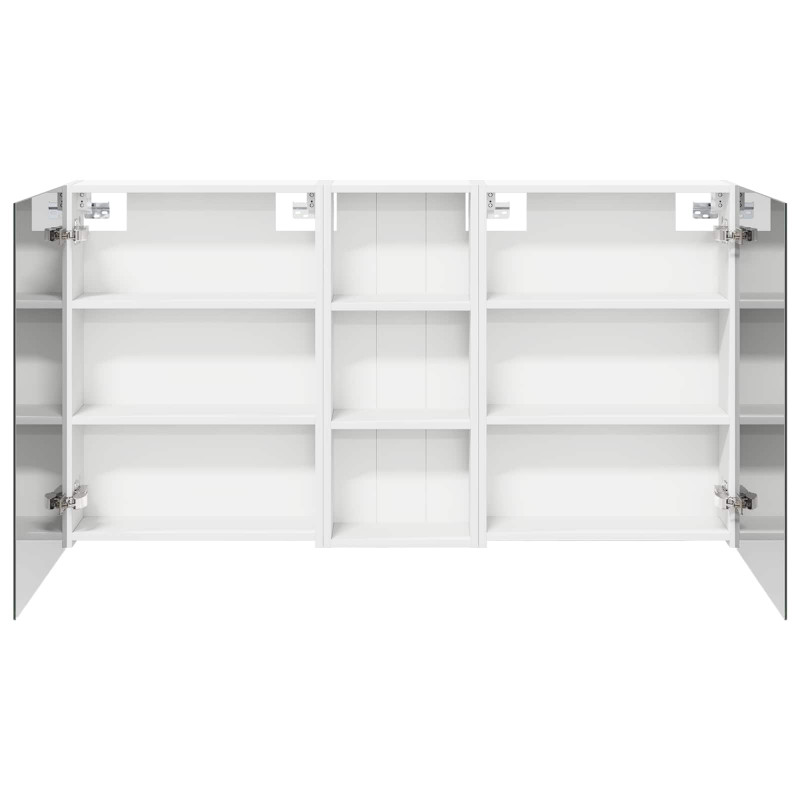 Zestaw Szafek Łazienkowych z półką 3 pcs 130 x 14,5 x 70 cm