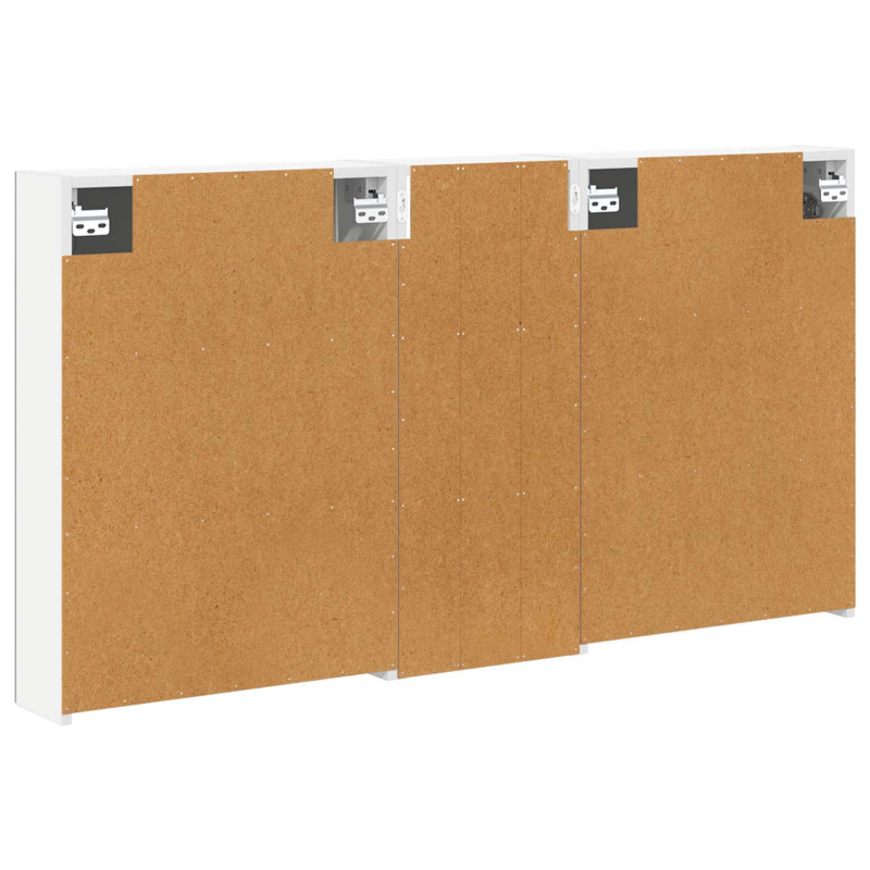 Zestaw Szafek Łazienkowych z półką 3 pcs 130 x 14,5 x 70 cm