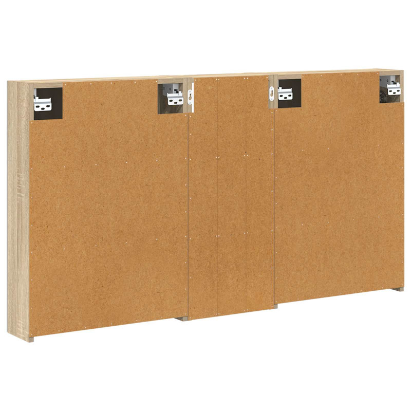 Zestaw Szafek Łazienkowych z półką 3 pcs 130 x 14,5 x 70 cm