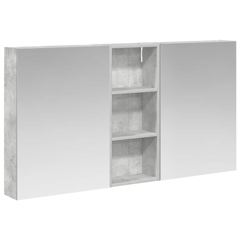 Zestaw Szafek Łazienkowych z półką 3 pcs 130 x 14,5 x 70 cm