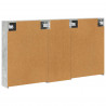 Zestaw Szafek Łazienkowych z półką 3 pcs 130 x 14,5 x 70 cm