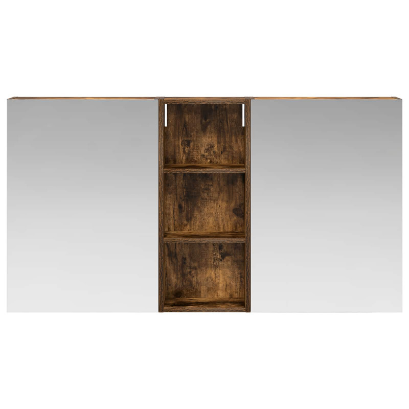 Zestaw Szafek Łazienkowych z półką 3 pcs 130 x 14,5 x 70 cm