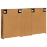 Zestaw Szafek Łazienkowych z półką 3 pcs 130 x 14,5 x 70 cm