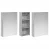 Zestaw Szafek Łazienkowych z półką 3 pcs 130 x 14,5 x 70 cm