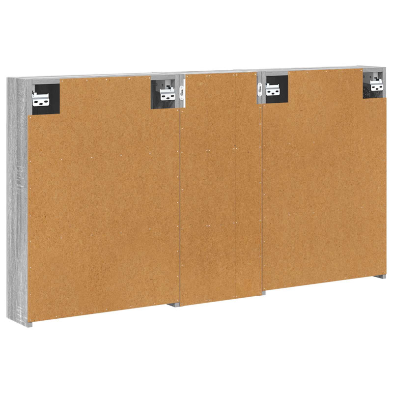 Zestaw Szafek Łazienkowych z półką 3 pcs 130 x 14,5 x 70 cm