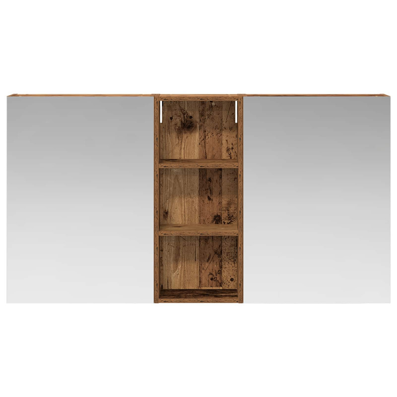 Zestaw Szafek Łazienkowych z półką 3 pcs 130 x 14,5 x 70 cm