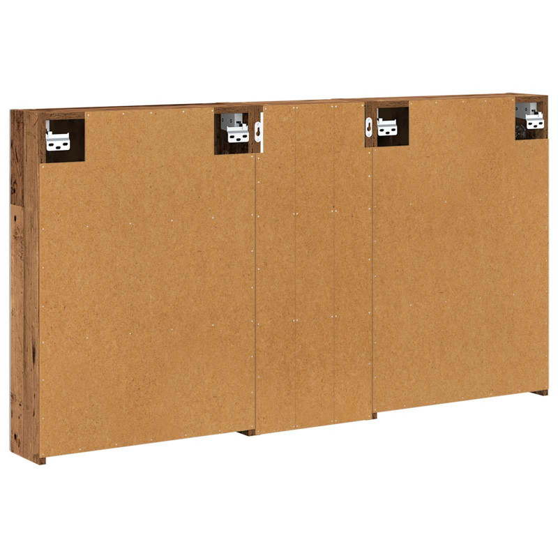 Zestaw Szafek Łazienkowych z półką 3 pcs 130 x 14,5 x 70 cm