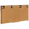 Zestaw Szafek Łazienkowych z półką 3 pcs 130 x 14,5 x 70 cm