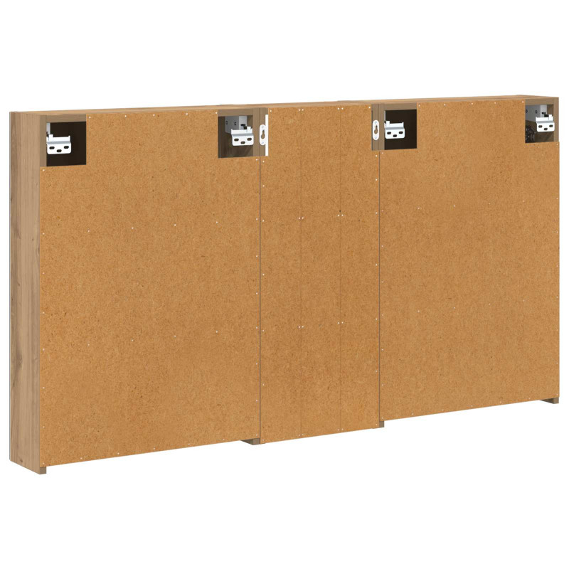 Zestaw Szafek Łazienkowych z półką 3 pcs 130 x 14,5 x 70 cm