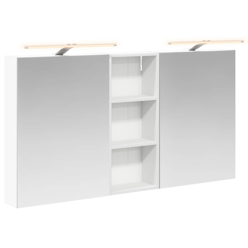 Zestaw Szafek Łazienkowych z półką 3 pcs 130 x 14,5 x 70 cm