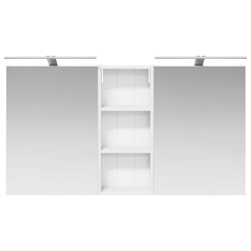 Zestaw Szafek Łazienkowych z półką 3 pcs 130 x 14,5 x 70 cm
