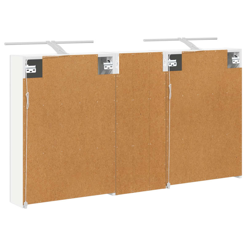 Zestaw Szafek Łazienkowych z półką 3 pcs 130 x 14,5 x 70 cm
