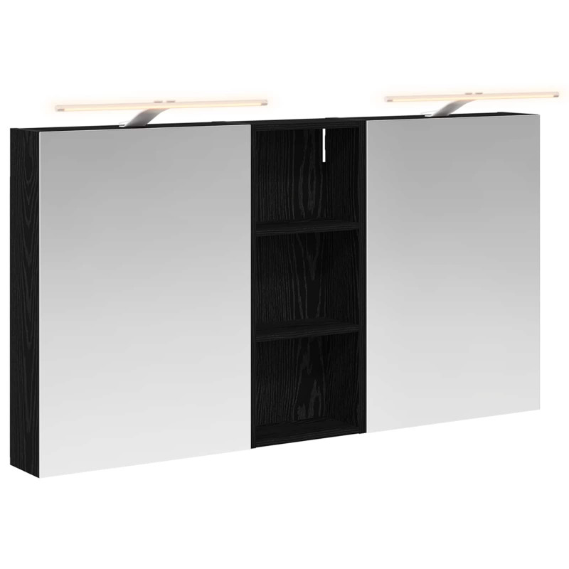 Zestaw Szafek Łazienkowych z półką 3 pcs 130 x 14,5 x 70 cm