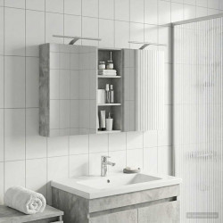 Zestaw Szafek Łazienkowych z półką 3 pcs 130 x 14,5 x 70 cm