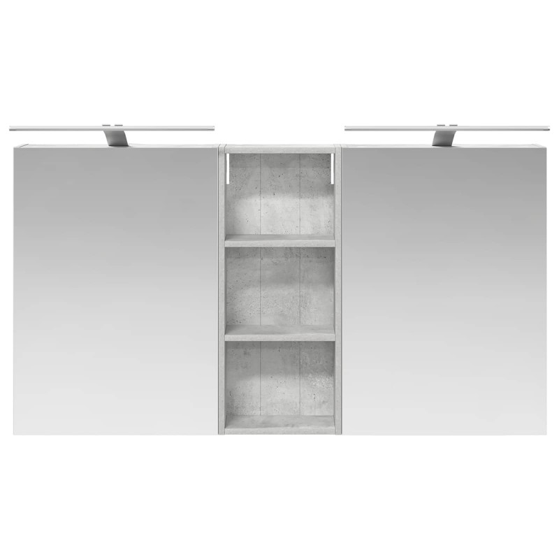 Zestaw Szafek Łazienkowych z półką 3 pcs 130 x 14,5 x 70 cm