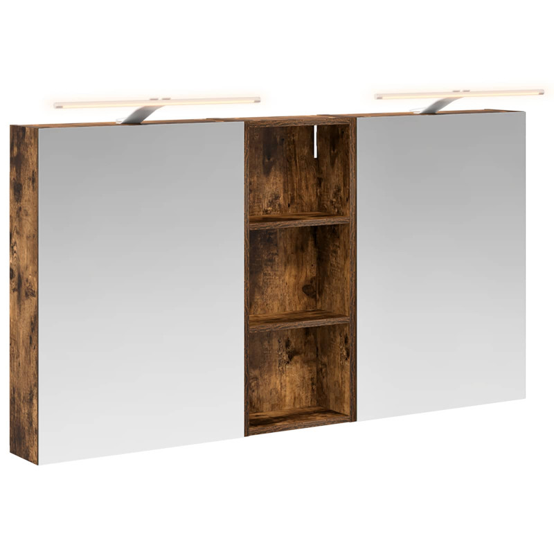 Zestaw Szafek Łazienkowych z półką 3 pcs 130 x 14,5 x 70 cm