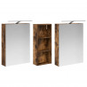 Zestaw Szafek Łazienkowych z półką 3 pcs 130 x 14,5 x 70 cm