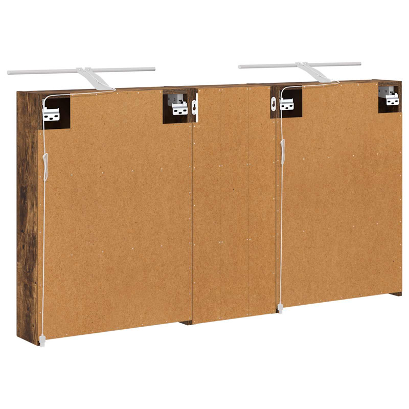 Zestaw Szafek Łazienkowych z półką 3 pcs 130 x 14,5 x 70 cm