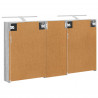 Zestaw Szafek Łazienkowych z półką 3 pcs 130 x 14,5 x 70 cm