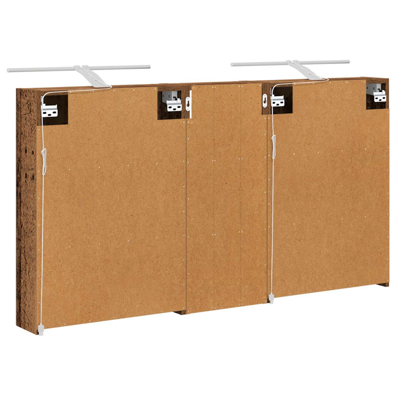 Zestaw Szafek Łazienkowych z półką 3 pcs 130 x 14,5 x 70 cm