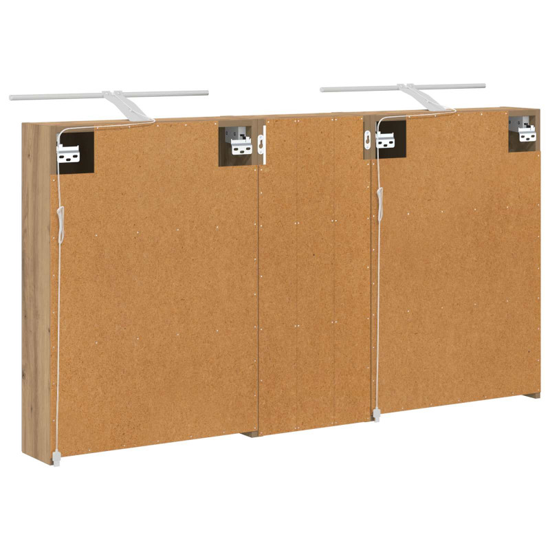 Zestaw Szafek Łazienkowych z półką 3 pcs 130 x 14,5 x 70 cm