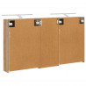 Zestaw Szafek Łazienkowych z półką 3 pcs 130 x 14,5 x 70 cm