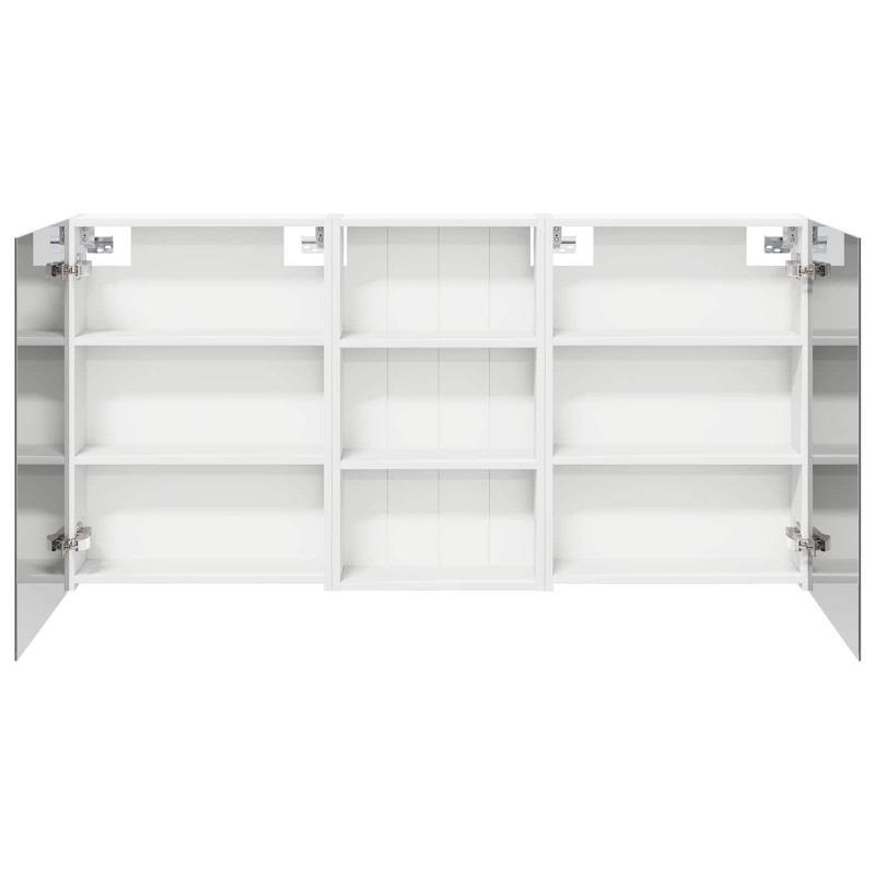Zestaw Szafek Łazienkowych z półką 3 pcs 140 x 14,5 x 70 cm