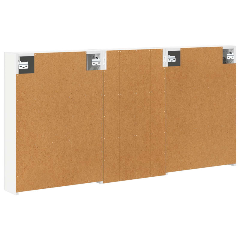 Zestaw Szafek Łazienkowych z półką 3 pcs 140 x 14,5 x 70 cm