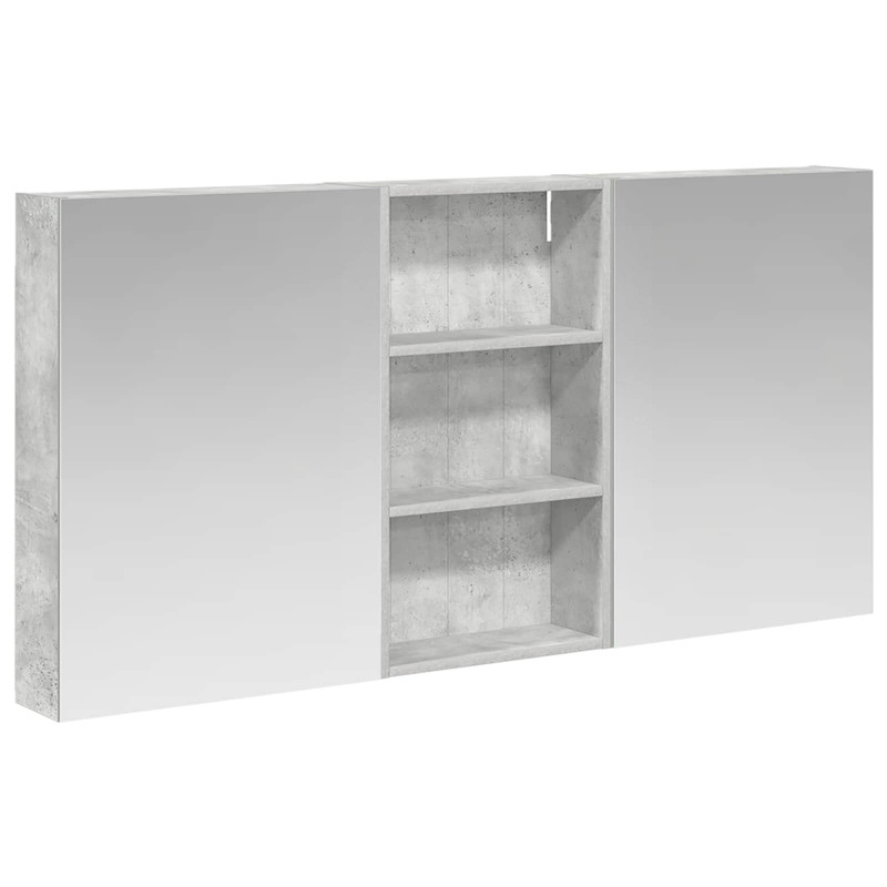 Zestaw Szafek Łazienkowych z półką 3 pcs 140 x 14,5 x 70 cm
