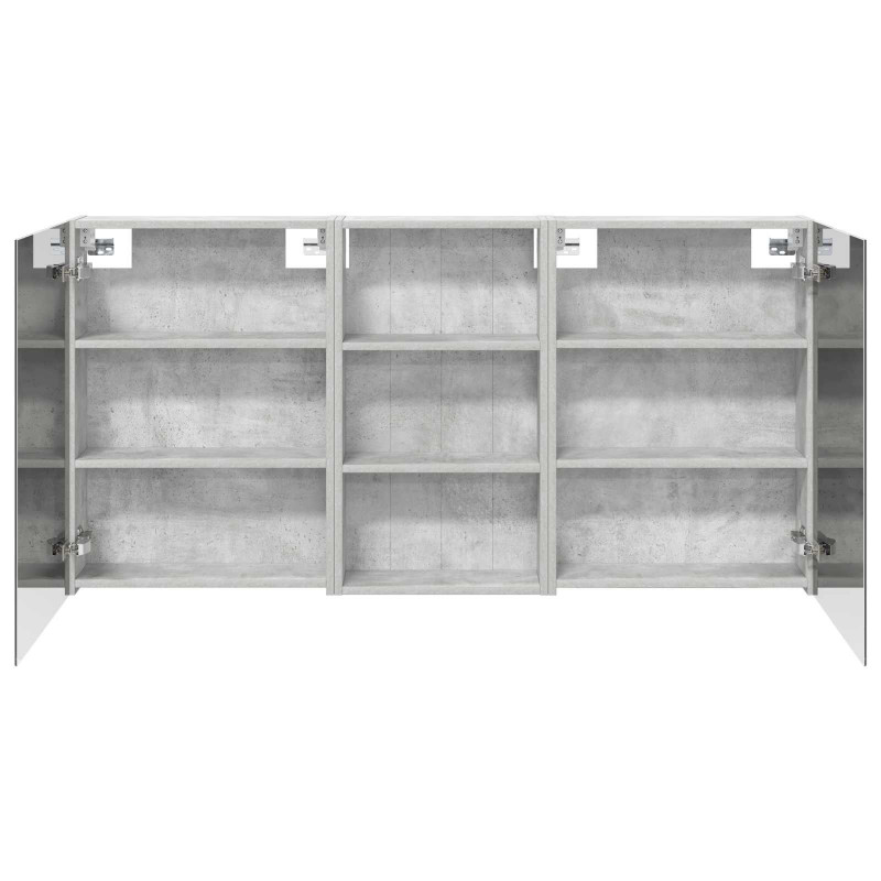 Zestaw Szafek Łazienkowych z półką 3 pcs 140 x 14,5 x 70 cm