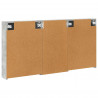 Zestaw Szafek Łazienkowych z półką 3 pcs 140 x 14,5 x 70 cm