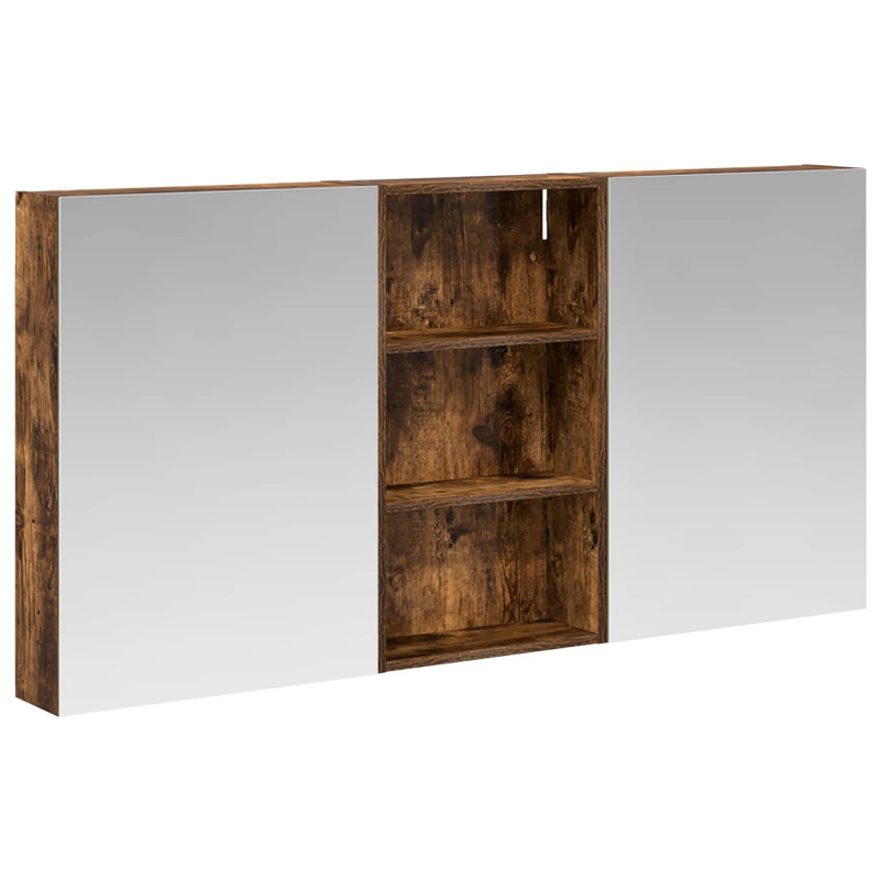 Zestaw Szafek Łazienkowych z półką 3 pcs 140 x 14,5 x 70 cm